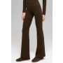 SDenim Knit High-Waist Flare Pant