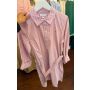Vestido Algodão Oxford Manga Longa