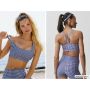 Airlift Gingham Sleek Bra Tank