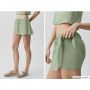 Semi-Sheer Golden Hour Tennis Skirt