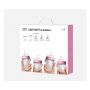 Comotomo Baby Bottle Bundle, Pink, (7 Piece Set)