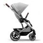 Cybex Balios S Lux 2 Stroller - Silver Frame / Lava Grey