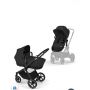 Cybex EOS Lux 2-in-1 Stroller - Moon Black