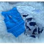 Conjunto de Pijama: 2 Body; 1 calça