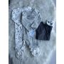 Conjunto: 1 Macacão; 1 Body de Manga Longa; 1 Calça;